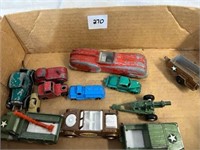 Box Lot Of Tootsietoy Trucks & Cars