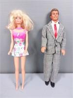 Collectable 1966 Barbie & 1968 Ken Dolls