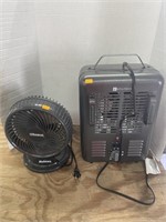 Blizzard fan and utiltech heater