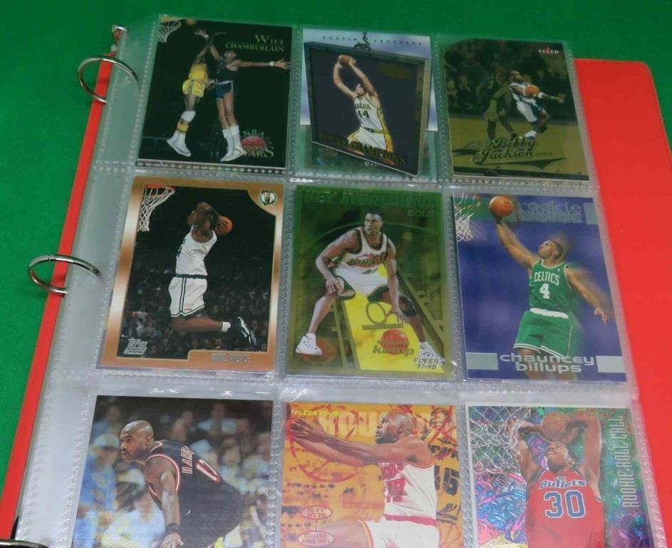 99x Basketball Cards In Binder Pierce RC Billups +