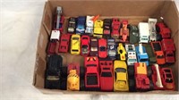 Collection of toy cars and trucks