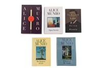 ALICE MUNRO. ASSORTED WORKS, SIGNED (1986-1996)