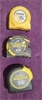 Stanley Fat Max 35' & 25', 25' Regular Tape