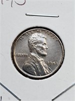 BU 1943 Steel Wheat Penny