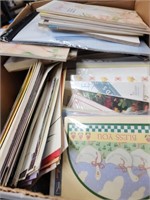 Box of Cards and Stationary etc