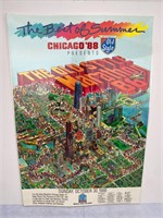 THE OLDSTYLE MARATHON Chicago ’88 Beer Poster