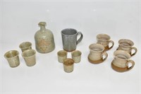 ASSORTED POTTERY DRINKWARE