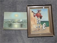 R- Framed "Omumlfield" Oil On Canvas