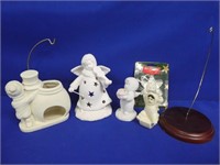 Lot Of White Bisque Figurines