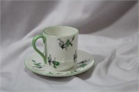 A Rare Miniature Shelley Cup and Saucer