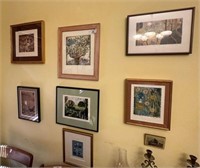 7- Framed Diane Griffiths Prints
