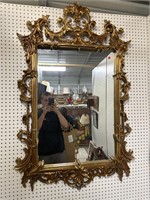 POLYFOAM GOLD FRENCH MIRROR BY CAROLINA MIRROR CO.