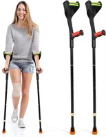Forearm Crutches - 10-Level Adjustable