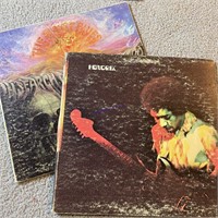 Vintage Vinyl Records Hendrix & Moody Blues