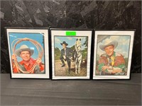 Lot of 3 Puzzles-Hopalong Cassidy, Autry, Rogers