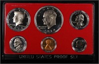 1976 United States Mint Proof Set 6 coins No Outer