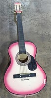 (L) Crescent Pink Guitar  Nashville. Serial