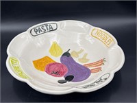 1978 ceramics serving bowl pasta bowl