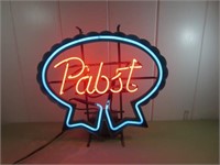 Vintage Pabst Blue Ribbon Neon Sign