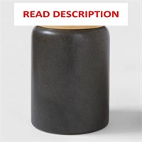 Stoneware Food Canister  Wood Lid - Threshold