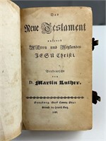 1836 D Martin Luther book New Testament German