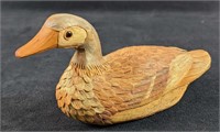 Vintage Shanghai Handicraft Light Wood Duck