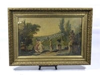 Late 19C Oil on Canvas Victorian Scenery Artwork