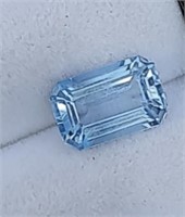 Natural Santa Maria Aquamarine 2.46 Cts - Untreate