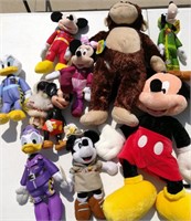 Mixed Lot Stuffed Toys Many Disney Many w/Tags