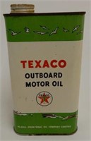 TEXACO OUTBOARD MOTOR OIL IMP. QT. CAN