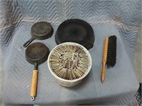 cast iron pans and matches