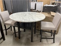 Ashley Counter Height Table & 4 Stools