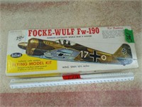 Guillow's Focke-Wulf Fw 190 Model Kit Partially