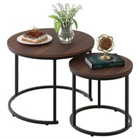 aboxoo Coffee Table Nesting Side Set of 2 End