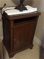 Wood Cabinet with Molded Top