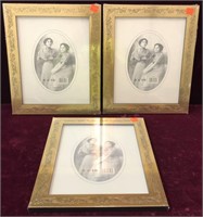 Lot of 3 Picture Frames(Glass)
