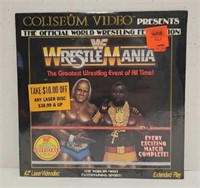 1985 Wrestle Mania Laser Video Disc (Sealed)
