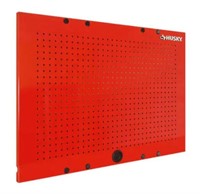 1 Steel Pegboard in Red (36"Wx26"H)