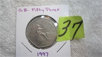 1997 Great Britian 50 Pence