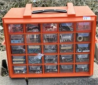 25 SLOT GARAGE ORGANIZER WITH CONTENTS