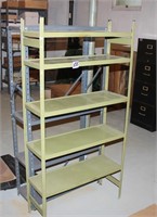 2 Metal Shelving Units 60"H