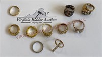 Fashion & Costume Jewelry ~ Rings ~ Lot of 10