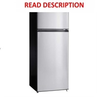 7.1 cu. Ft. Top Freezer Fridge in Stainless Look