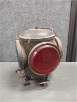 Old Cast Iron Railroad Switch Lantern