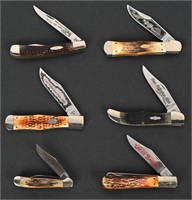 6- CASE POCKET KNIVES