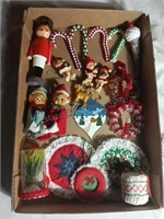 Vintage Elf's and Handmade Ornaments