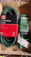 NEW Outdoor Extension Cords 20 Feet & 8 Feet