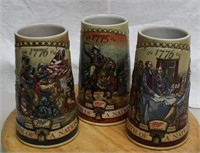 "Birth of a Nation" Miller High Life Steins Lot 1