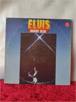 ELVIS MOODY BLUE RECORD ALBUM