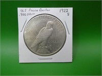 1922s U. S. Peace Dollar .900 Silver